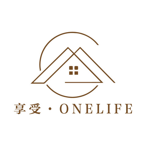 享受·ONELIFElogo设计