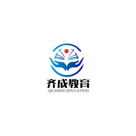 齐成教育logo设计