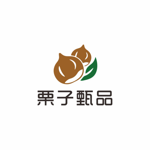 栗子甄品logo设计