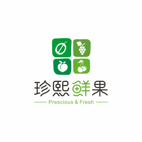 珍熙鲜果logo设计