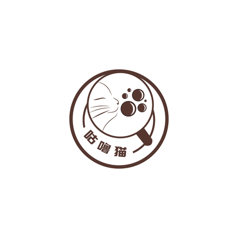 咕噜猫logo设计