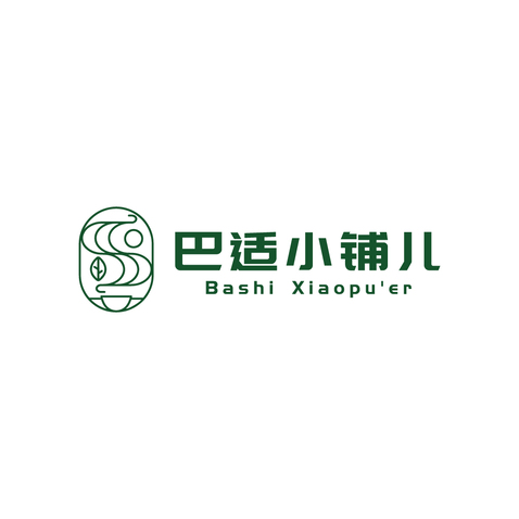 巴适小铺儿logo设计