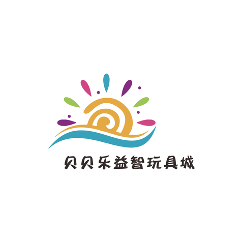 贝贝乐益智玩具城logo设计