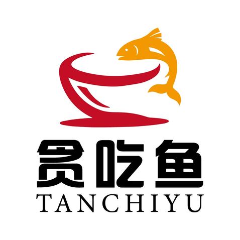 贪吃鱼logo设计