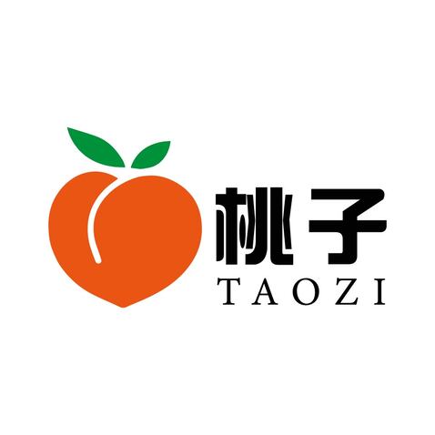 桃子logo设计