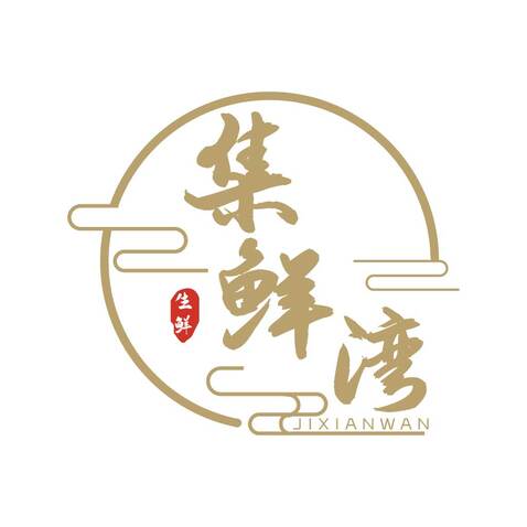 集鲜湾logo设计