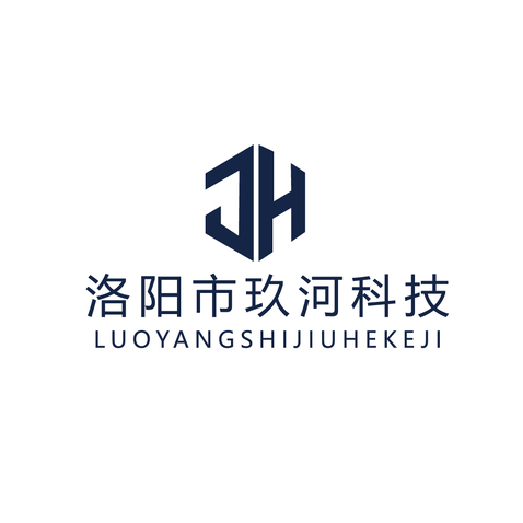 洛阳市玖河科技logo设计