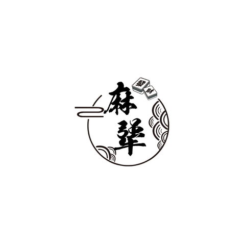 麻将logo设计