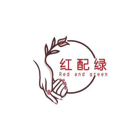 红配绿logo设计