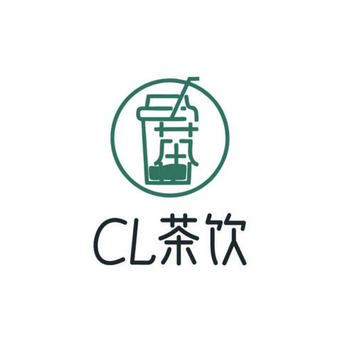 CL茶饮logo设计