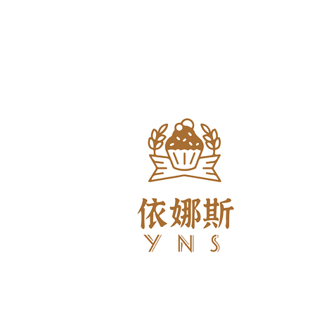 依娜斯蛋糕店logo设计