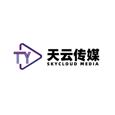 天云传媒logo设计