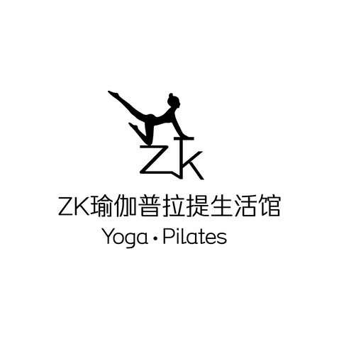 ZK普拉提logo设计