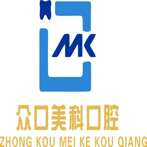 众口美科口腔logo设计