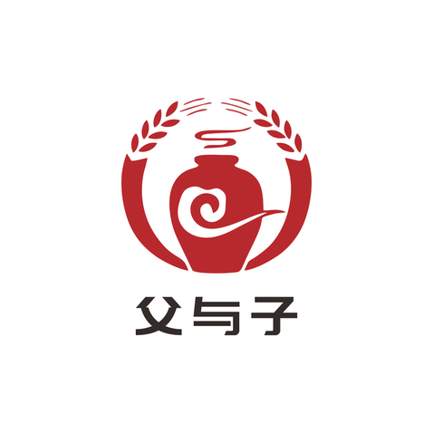 父与子logo设计