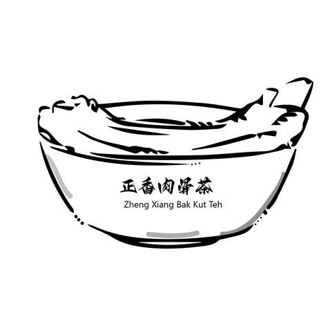 正香肉骨茶logo设计