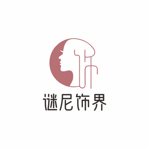 谜尼饰界logo设计