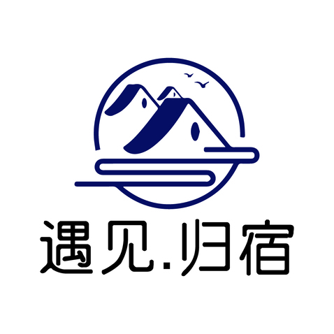 遇见.归宿logo设计