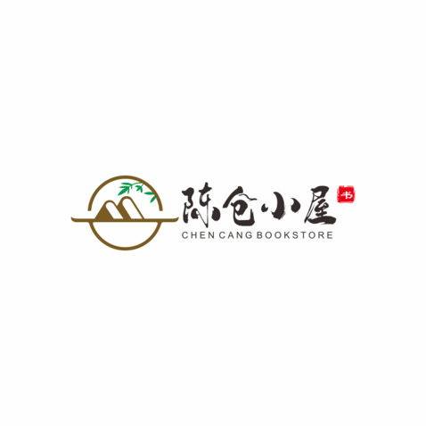 陈仓书屋logo设计