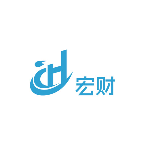 宏财logo设计