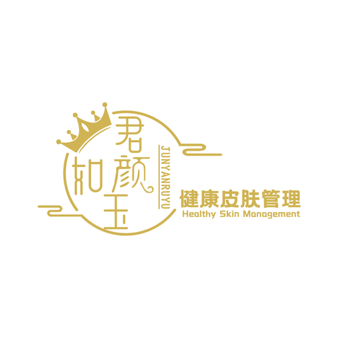 君颜如玉logo设计