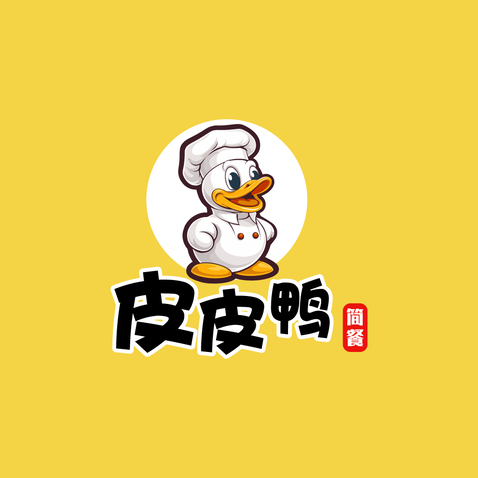 皮皮鸭logo设计