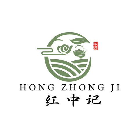 红中记logo设计