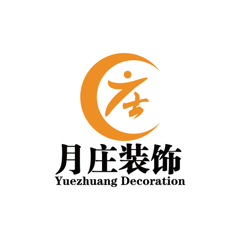 月庄装饰logo设计