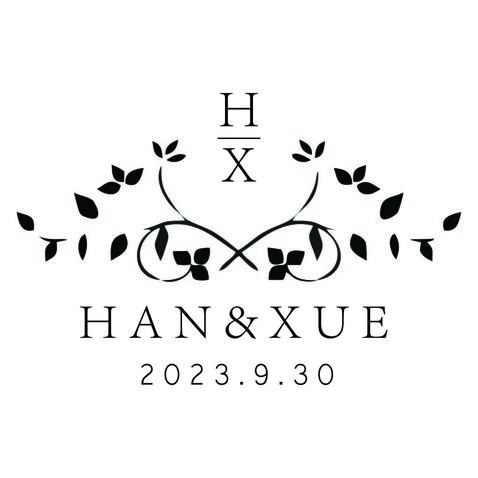 HAN&amp;XUElogo设计