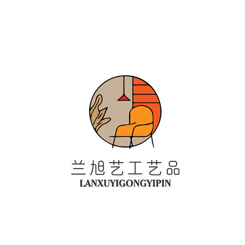 兰旭艺工艺品logo设计