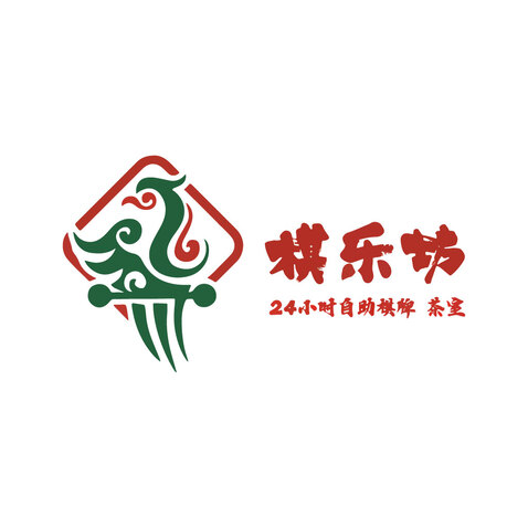 棋乐坊logo设计