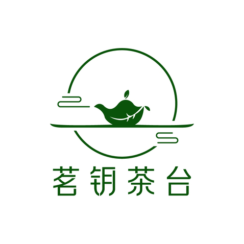 茗钥茶台logo设计