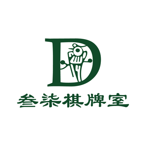 叁柒棋牌室logo设计