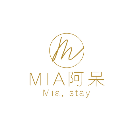 MIA阿呆logo设计