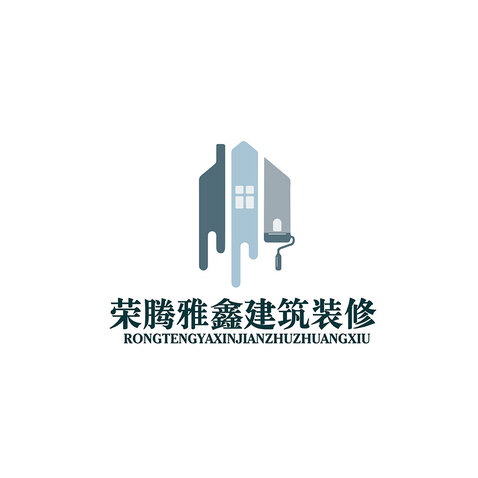 荣腾雅鑫建筑装修logo设计