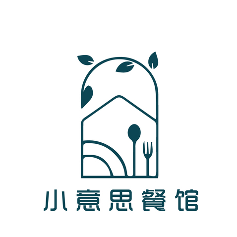 小意思餐馆logo设计