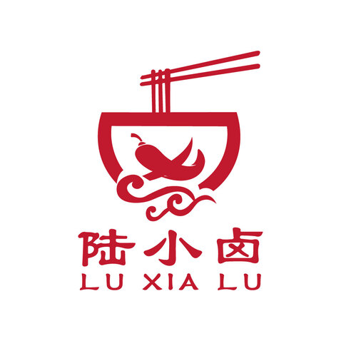 陆小卤logo设计