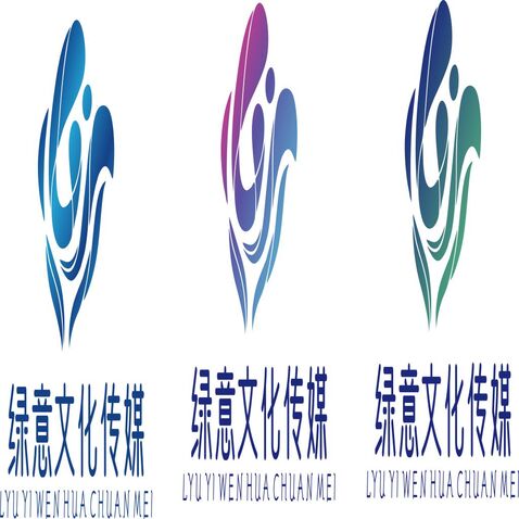 绿意文化传媒logo设计