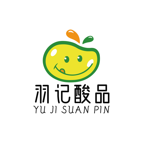 羽记酸品logo设计