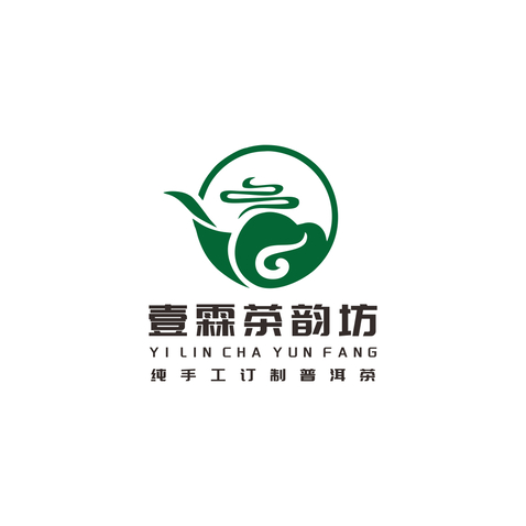 壹霖茶韵坊logo设计