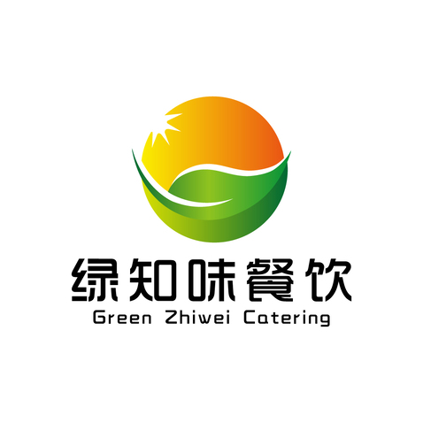 绿知味餐饮logo设计