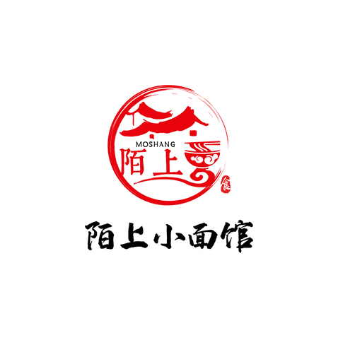 陌上小面馆logo设计