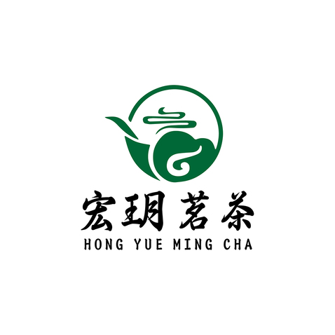 宏玥茗茶logo设计