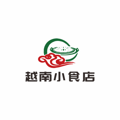 越南小食店logo设计