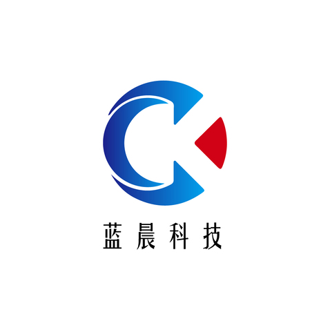 蓝晨科技logo设计