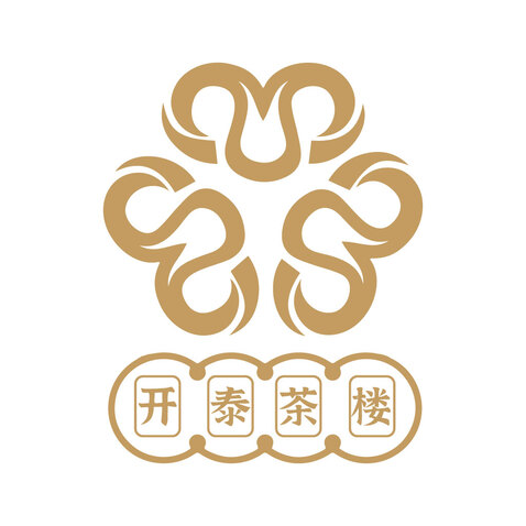 开泰茶楼logo设计