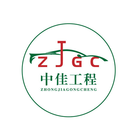 中佳工程logo设计