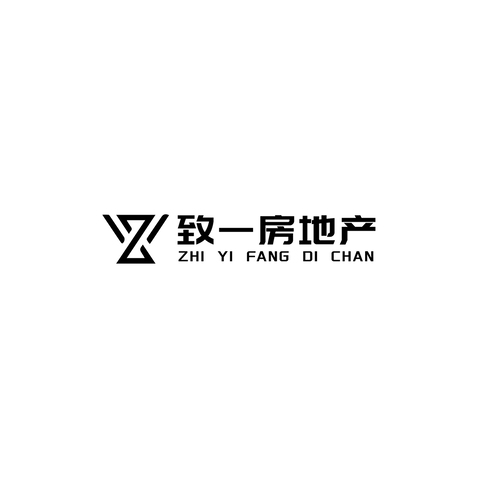 致一房地产logo设计