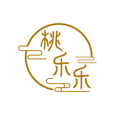 新疆桃乐乐干果零食铺子logo设计