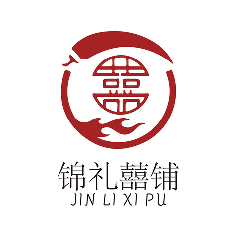 锦礼囍铺logo设计